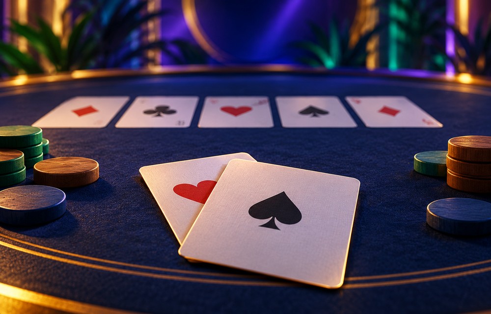 Texas Hold’em: bốn vòng, bài chung và cách chọn năm lá mạnh nhất Minh họa chủ đề: Texas Hold’em: bốn vòng, bài chung và cách chọn năm lá mạnh nhất